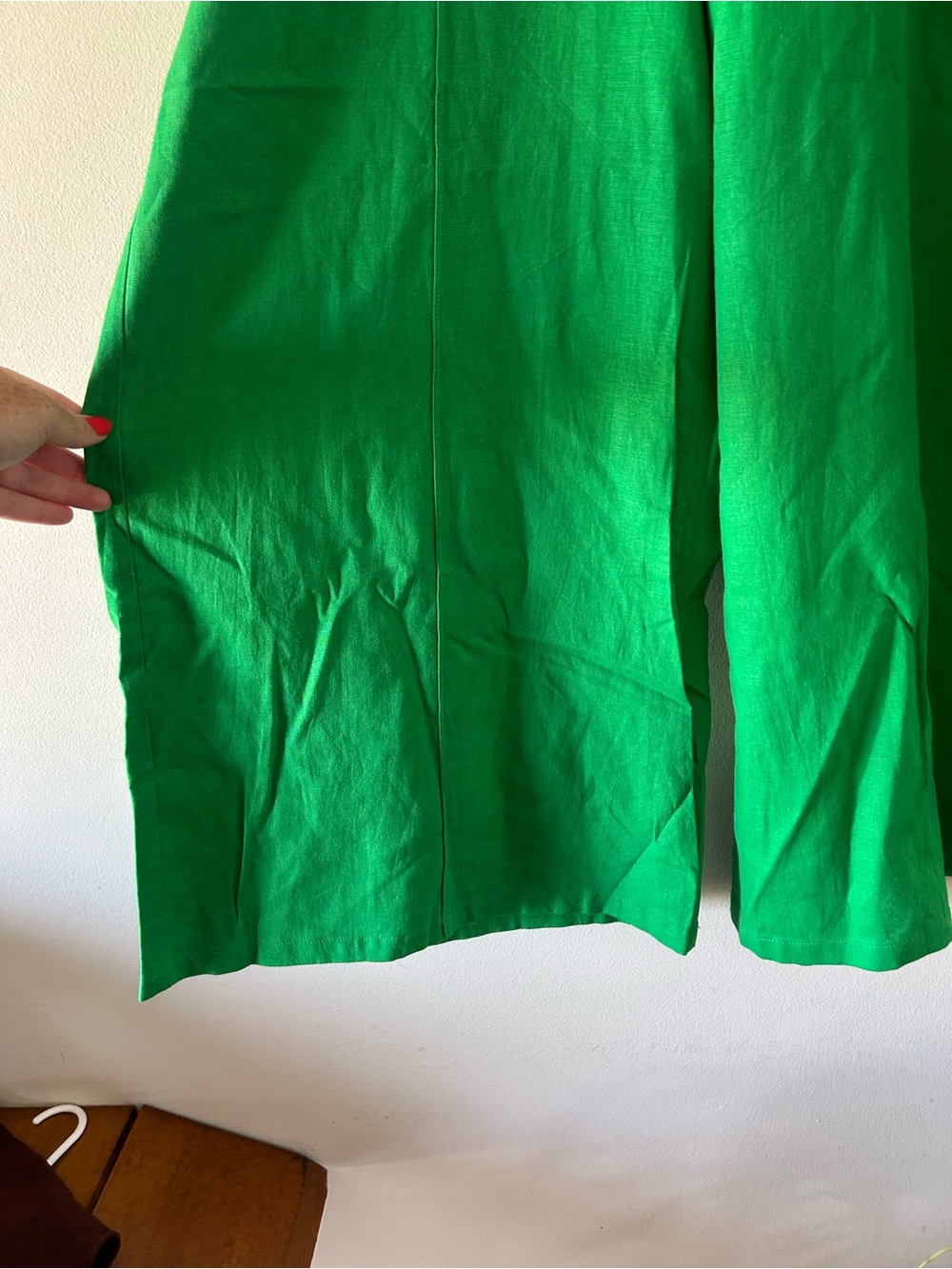 Simply Vera Vera Wang Green Elastic Waist Pants - Picture 2 of 6